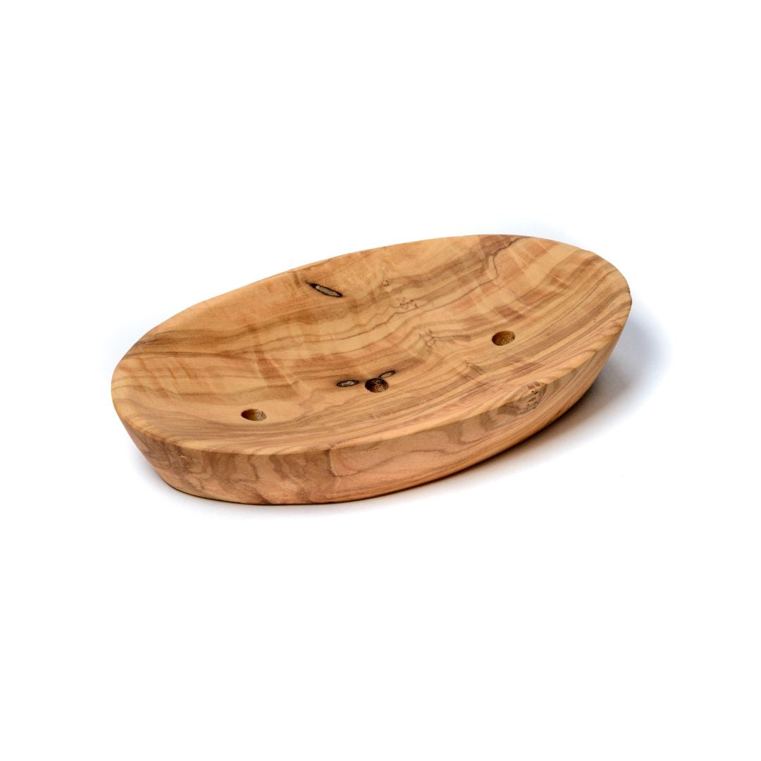 Olive Wood Soap Dish (Oval)