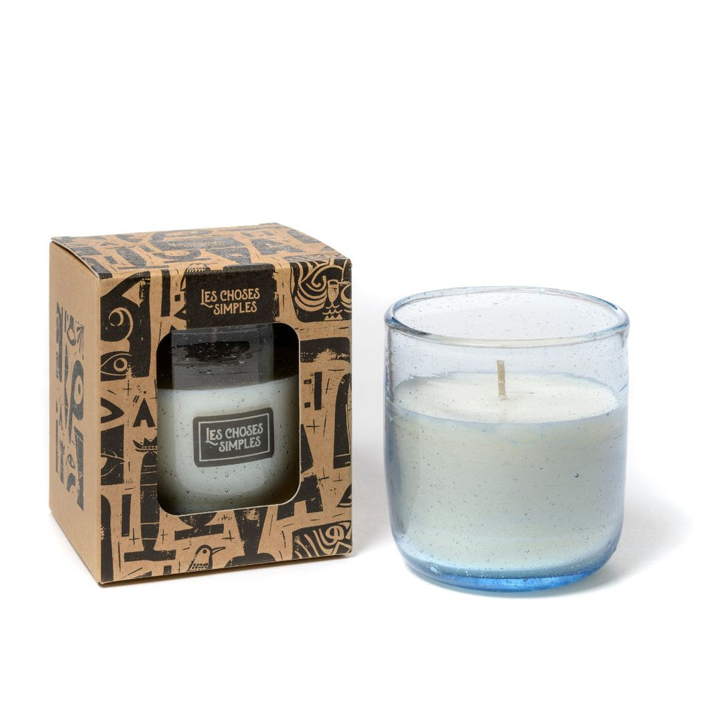 Handblown Glass Candle "Matin à Assouan".