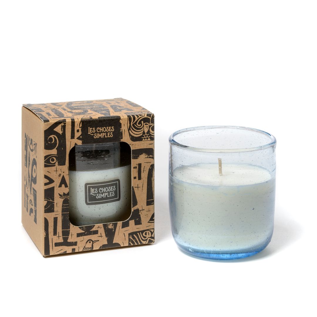 Handblown Glass Candle "Matin à Assouan".