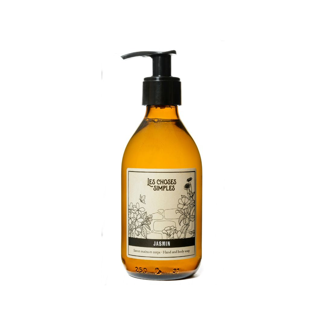 "Jasmine" Liquid Soap (250ml, glass).