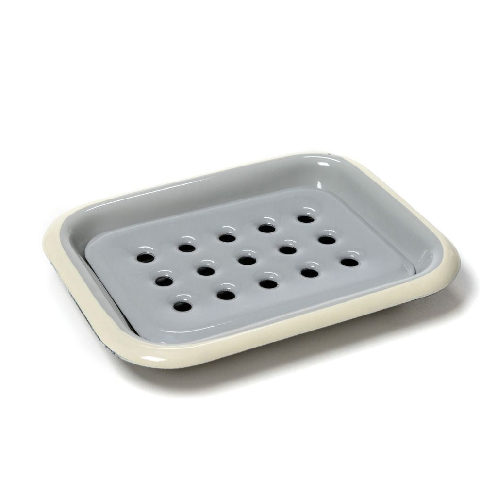 Enamel Dish Soap Grey.