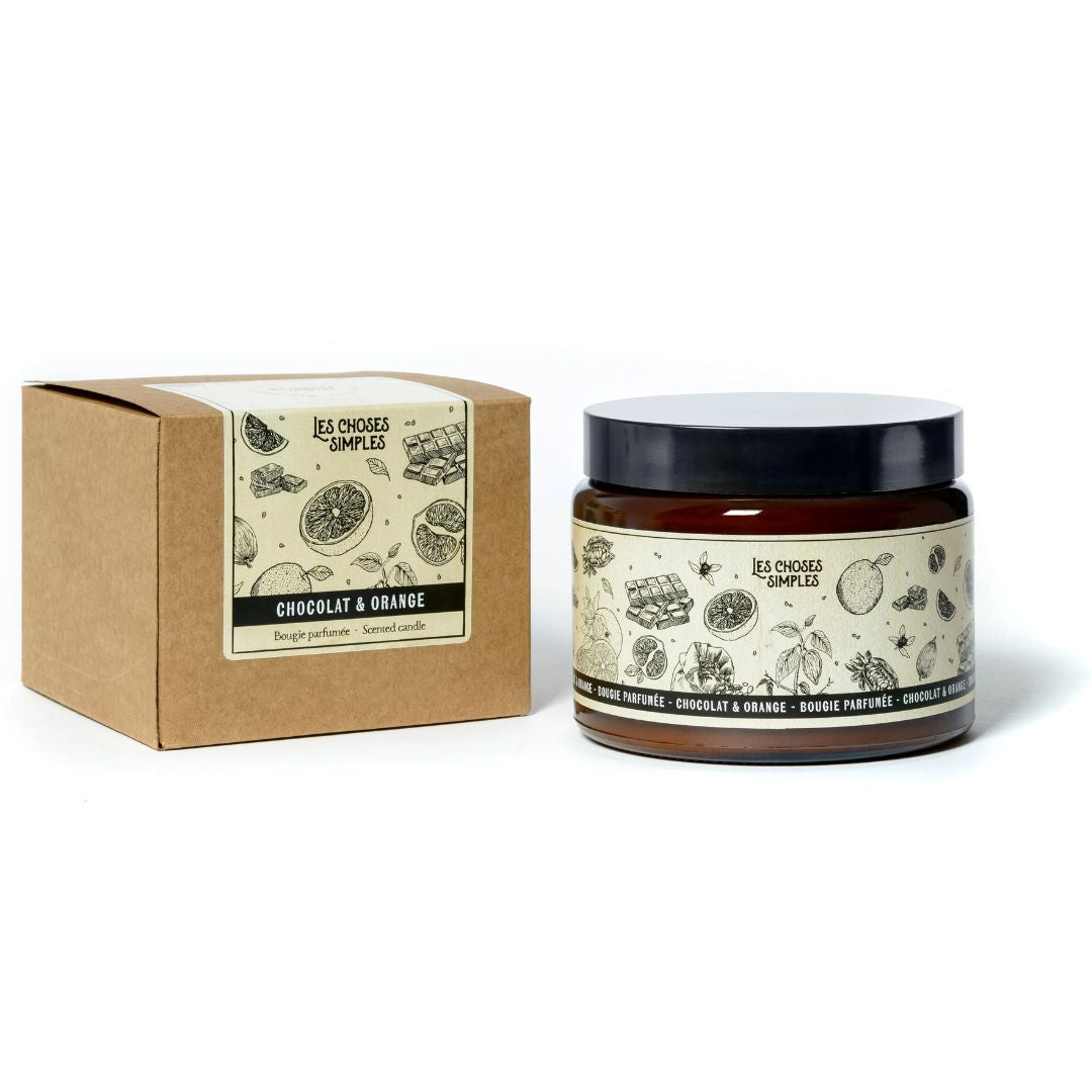 3-Wick Candle "Chocolate & Orange"