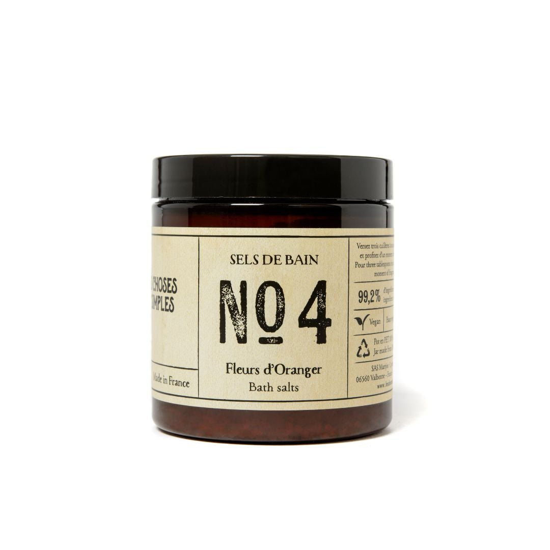 Bath Salt Nr. 4 "Fleurs d'Oranger" (orange blossom)