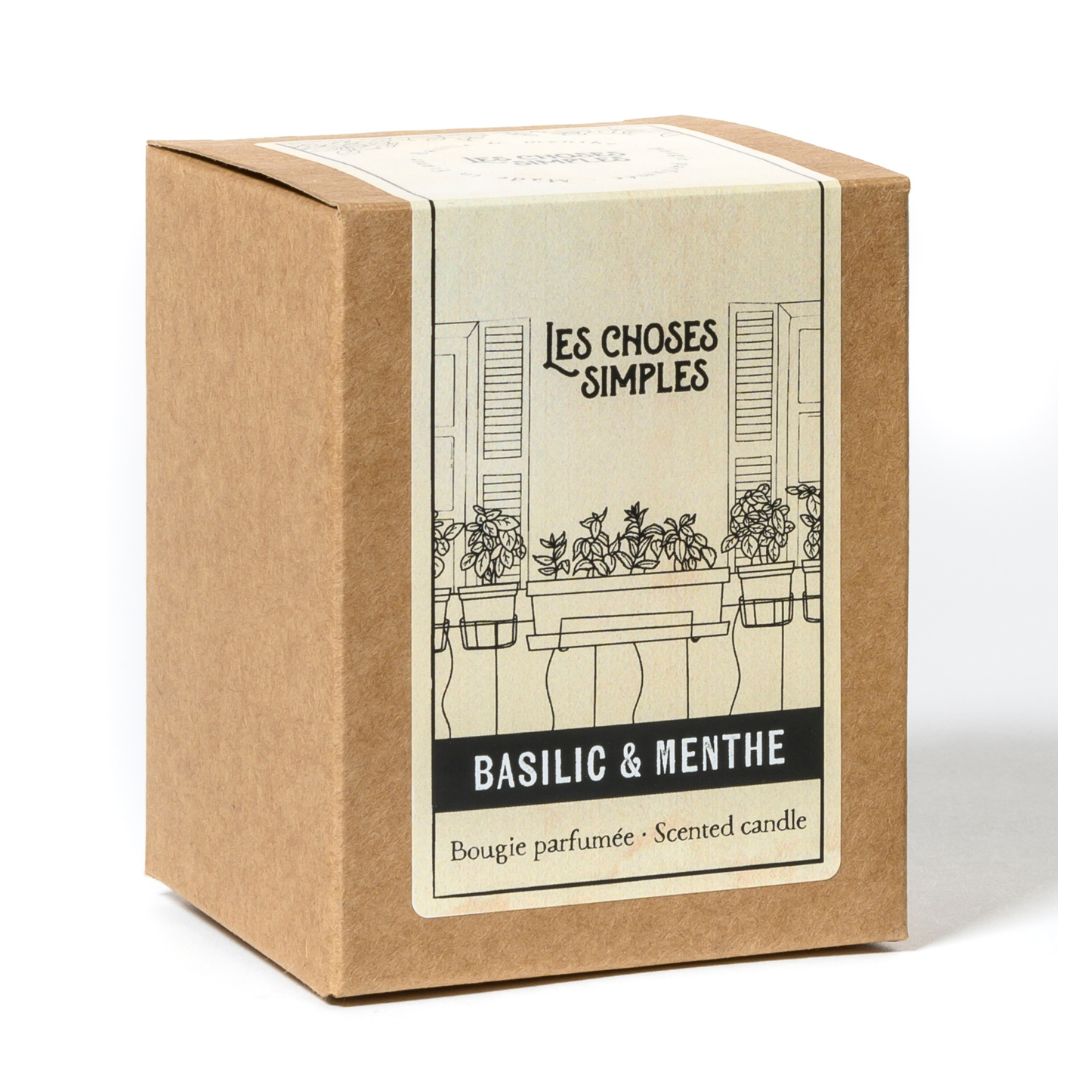 Box for Medium Candle "Basil & Mint"