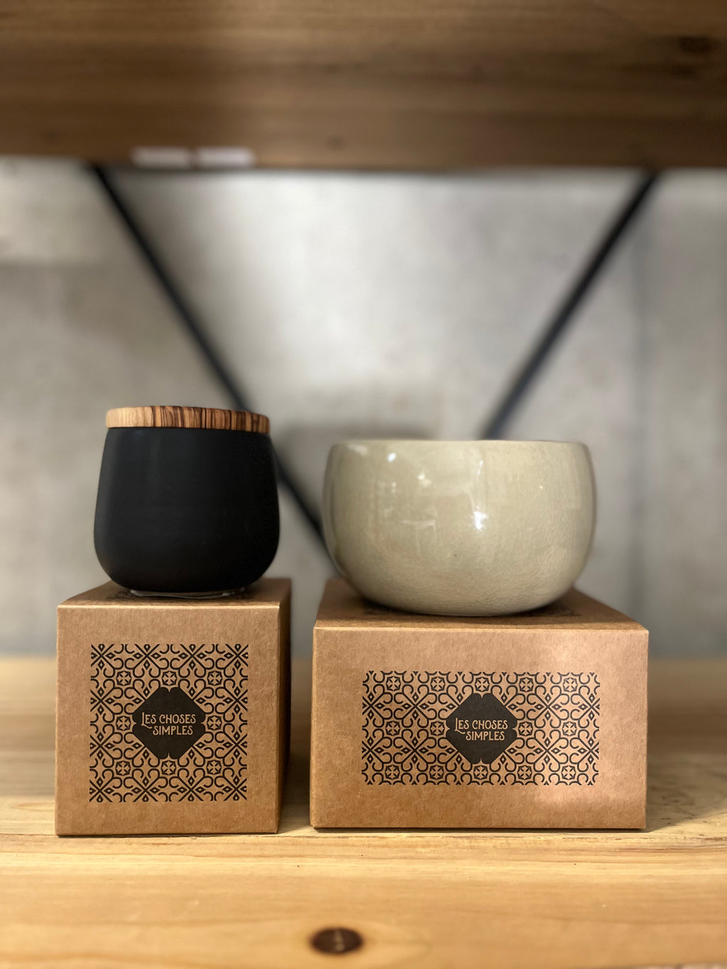 Ceramic Candle Glazed Linen - No 4 "Fleurs d'Oranger"