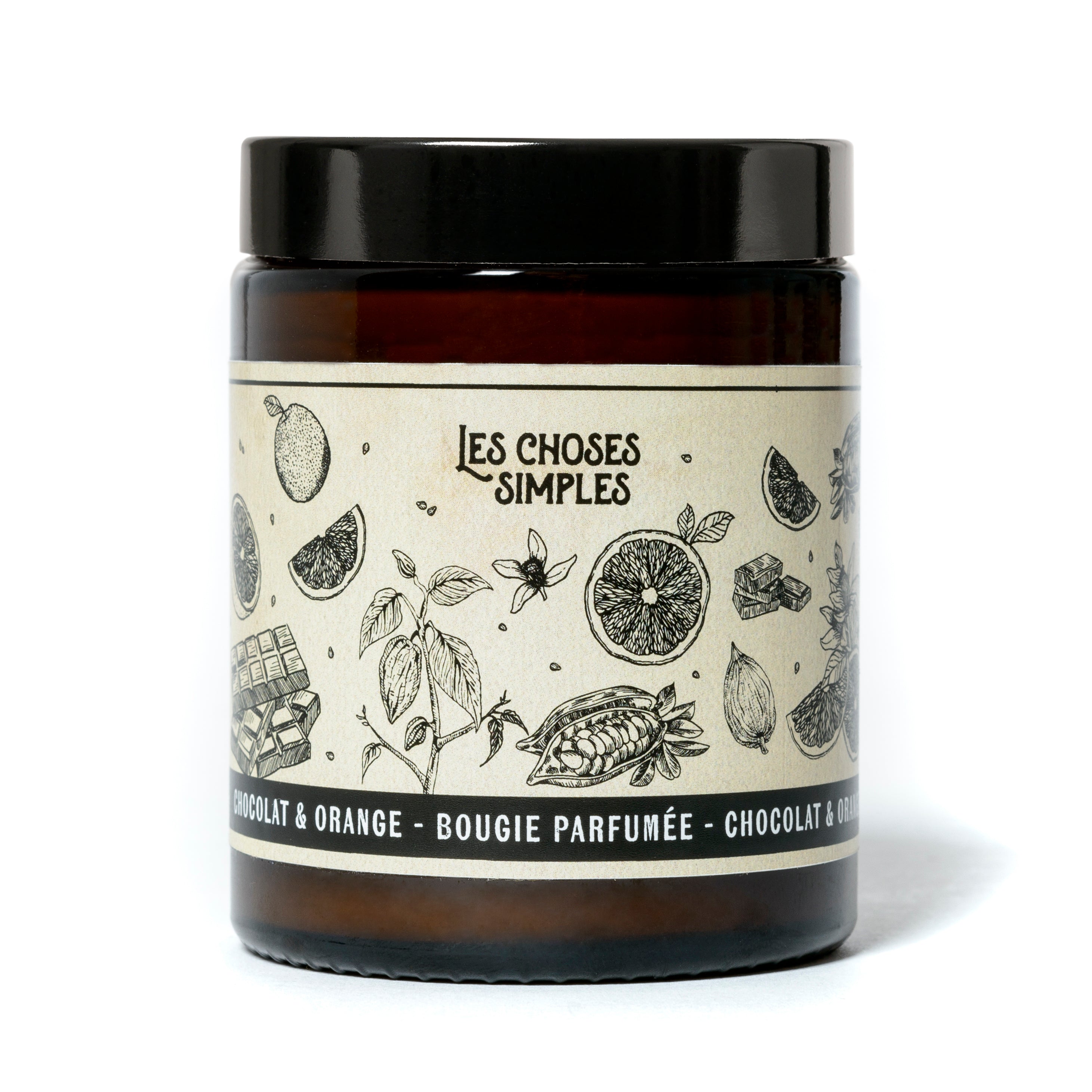 Medium Candle "Chocolate & Orange".