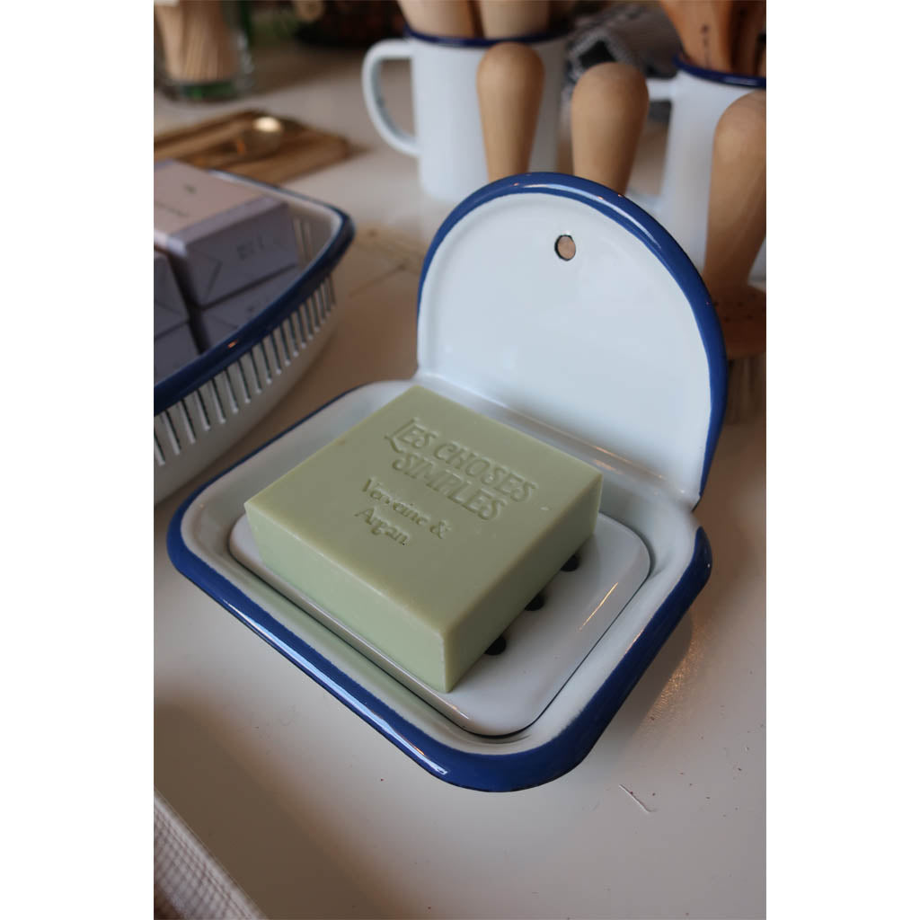 Enamel Soap Holder.